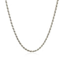 Sterling Silver 1.8mm Diamond Cut Rope Style Chain | - Forever in Harmony