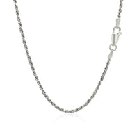 Sterling Silver 1.8mm Diamond Cut Rope Style Chain | - Forever in Harmony