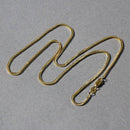 14k Yellow Gold Foxtail Chain (1.00 mm) - Forever in Harmony