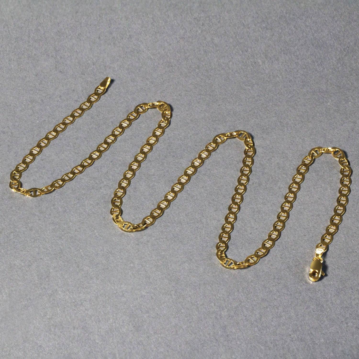 10k Yellow Gold Mariner Link Chain (4.50 mm) | 18'' - Forever in Harmony