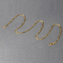 10k Yellow Gold Solid Figaro Chain (2.60 mm) - Forever in Harmony