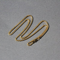 14k Yellow Gold Round Wheat Chain (2.1 mm) | - Forever in Harmony