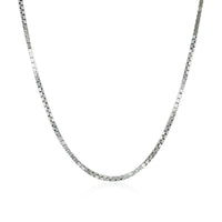 14k White Gold Classic Box Chain (1.10 mm) - Forever in Harmony