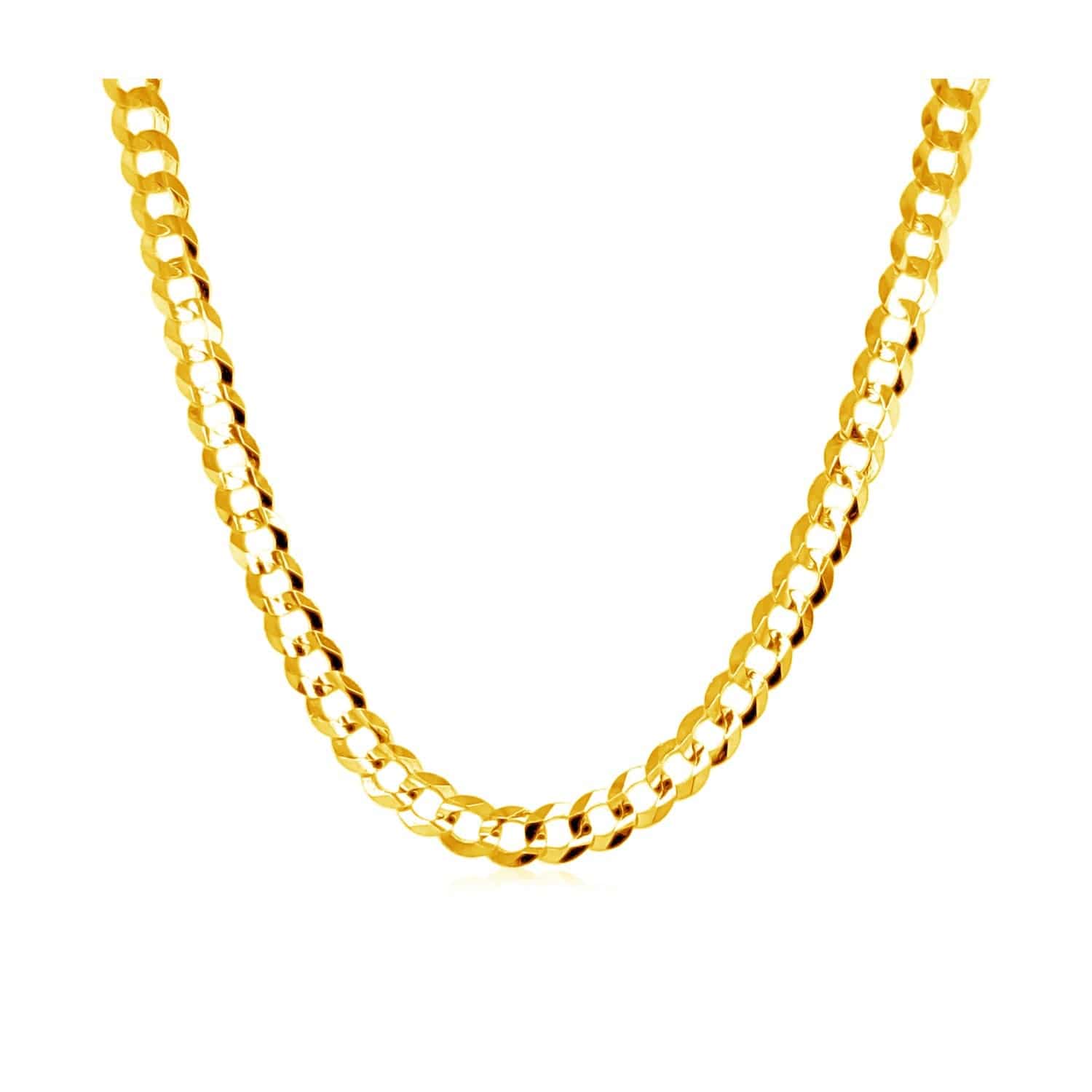 10k Yellow Gold Curb Chain (3.60 mm)