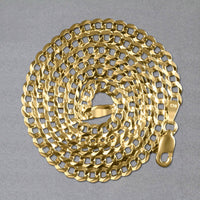 10k Yellow Gold Curb Chain (3.60 mm) - Forever in Harmony