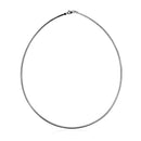 14k White Gold Classic Omega Style Chain (2.00 mm) - Forever in Harmony