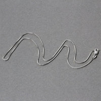 14k White Gold Classic Box Chain (0.85 mm) - Forever in Harmony