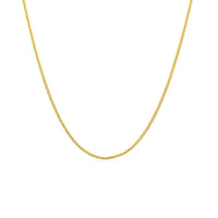 14k Yellow Gold Round Wheat Chain (1.00 mm) | - Forever in Harmony