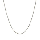 Sterling Silver Rhodium Plated Box Chain (1.10 mm) - Forever in Harmony