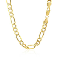 10k Yellow Gold Lite Figaro Chain (6.60 mm) - Forever in Harmony