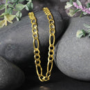 10K Yellow Gold Solid Figaro Chain (5.30 mm) - Forever in Harmony