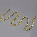 10K Yellow Gold Solid Figaro Chain (5.30 mm) - Forever in Harmony