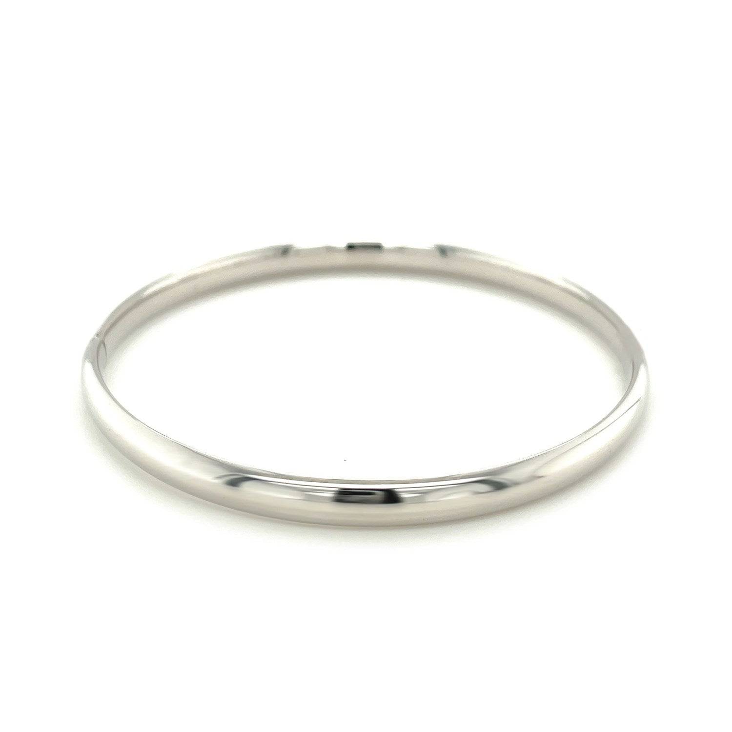 Classic Bangle in 14k White Gold (5.00 mm) |