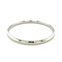 Classic Bangle in 14k White Gold (5.00 mm) | - Forever in Harmony