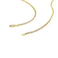 14k Yellow Gold Diamond Cut Cable Link Chain (2.60 mm) - Forever in Harmony