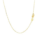 18k Yellow Gold Box Chain 0.6mm (0.60 mm) - Forever in Harmony