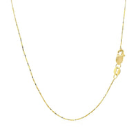 18k Yellow Gold Box Chain 0.6mm (0.60 mm) - Forever in Harmony