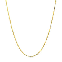 14k Yellow Gold Octagonal Box Chain (1.00 mm) - Forever in Harmony