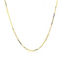 14k Yellow Gold Classic Box Chain (0.85 mm) - Forever in Harmony