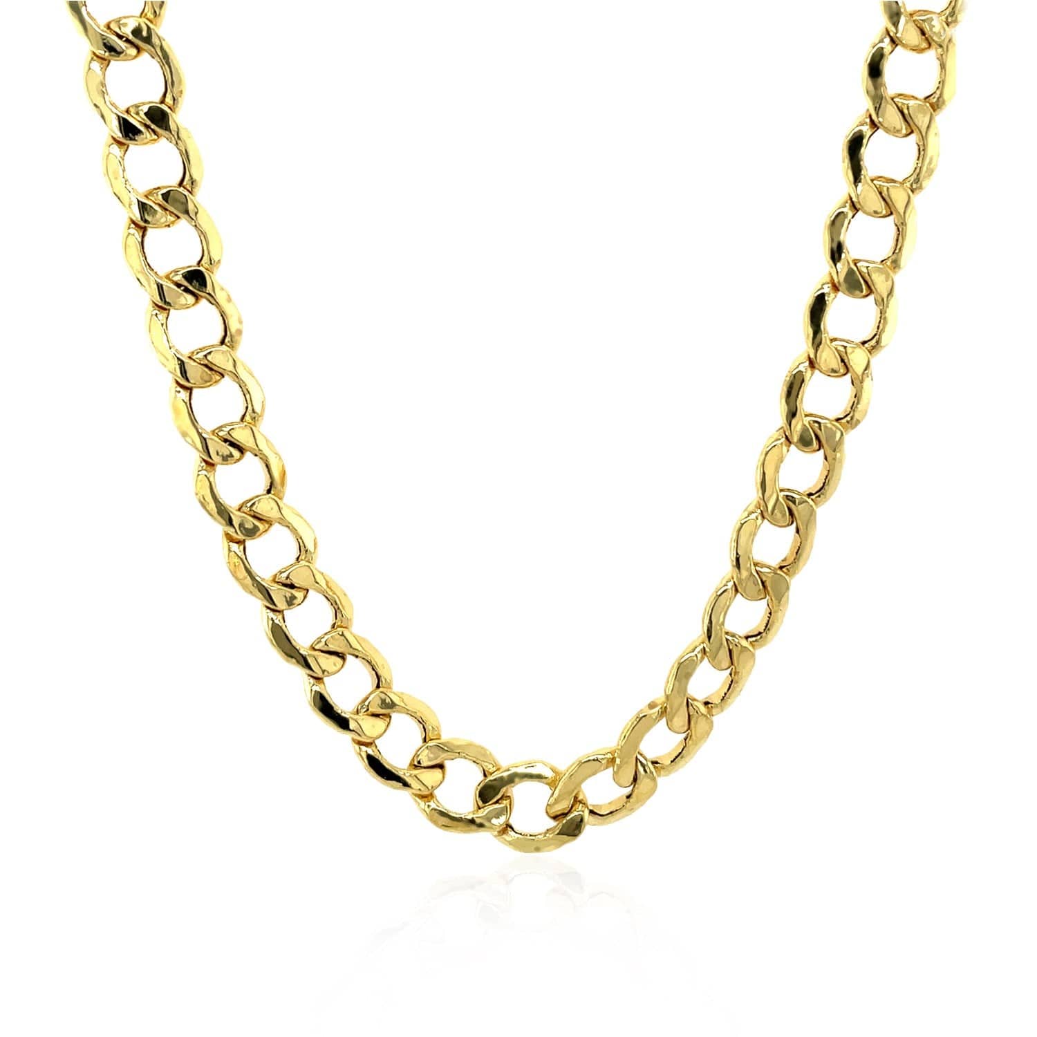 14k Yellow Gold Curb Chain (6.20 mm) - Forever in Harmony