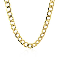 14k Yellow Gold Curb Chain (6.20 mm) - Forever in Harmony