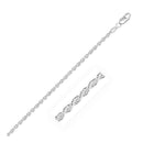 Sterling Silver Diamond Cut Rope Style Chain (2.90 mm) - Forever in Harmony