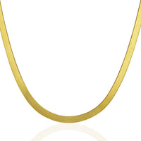 14k Yellow Gold Super Flex Herringbone Chain (4.60 mm) - Forever in Harmony