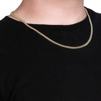 10k Yellow Gold Semi Solid Miami Cuban Chain (4.50 mm) - Forever in Harmony