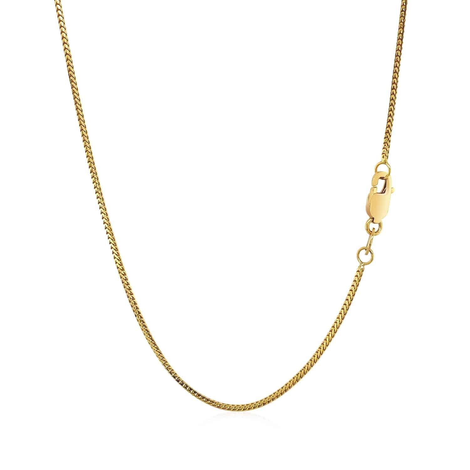 14k Yellow Gold Franco Chain (0.90 mm) - Forever in Harmony