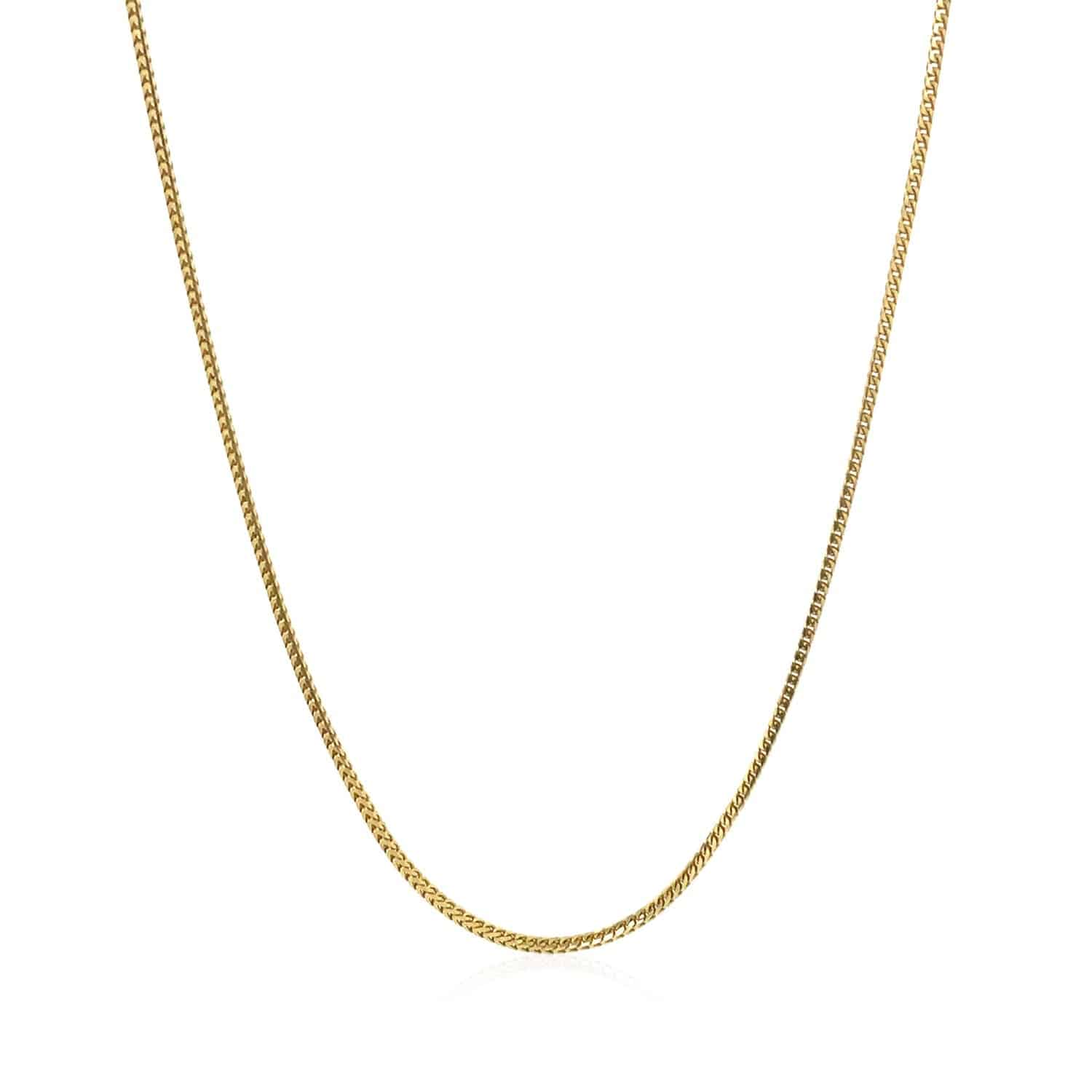 14k Yellow Gold Franco Chain (0.90 mm) - Forever in Harmony