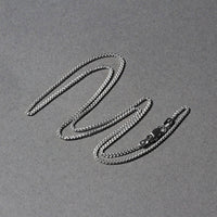 14k White Gold Round Wheat Chain (1.2 mm) | - Forever in Harmony