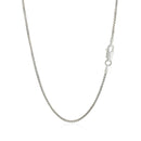 Sterling Silver Rhodium Plated Box Chain (1.30 mm) - Forever in Harmony