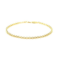 14k Yellow Gold Rolo Bracelet  (2.50 mm) | - Forever in Harmony