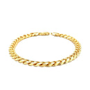 14k Yellow Gold Solid Miami Cuban Bracelet (6.00 mm) | - Forever in Harmony