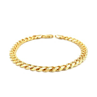 14k Yellow Gold Solid Miami Cuban Bracelet (6.00 mm) | - Forever in Harmony