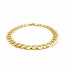 14k Yellow Gold Solid Curb Bracelet (8.20 mm) | 8.5'' - Forever in Harmony