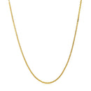 14k Yellow Gold Adjustable Box Chain (1.10 mm) | - Forever in Harmony