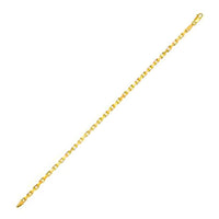 14k Yellow Gold French Cable Link Chain (2.50 mm) - Forever in Harmony