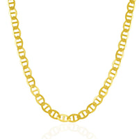 14k Yellow Gold Mariner Link Chain (6.30 mm) - Forever in Harmony