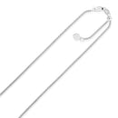 14k White Gold Adjustable Popcorn Chain (1.00 mm) | - Forever in Harmony