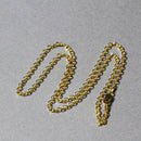 14k Yellow Gold Diamond Cut Cable Link Chain (2.20 mm) - Forever in Harmony