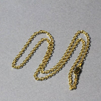 14k Yellow Gold Diamond Cut Cable Link Chain (2.20 mm) - Forever in Harmony