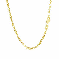 10k Yellow Gold Rolo Chain (2.40 mm) - Forever in Harmony