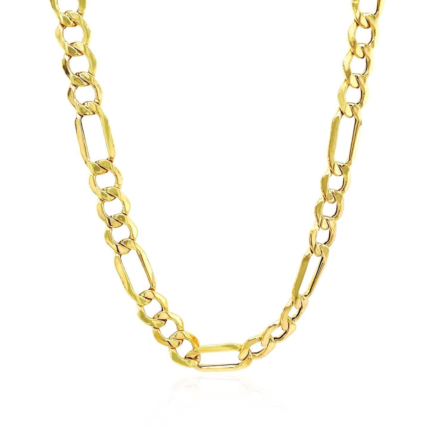 14k Yellow Gold Lite Figaro Chain (6.60 mm) - Forever in Harmony