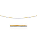 14k TwoTone Double Strand Cable Pendant Chain (1.1 mm) - Forever in Harmony