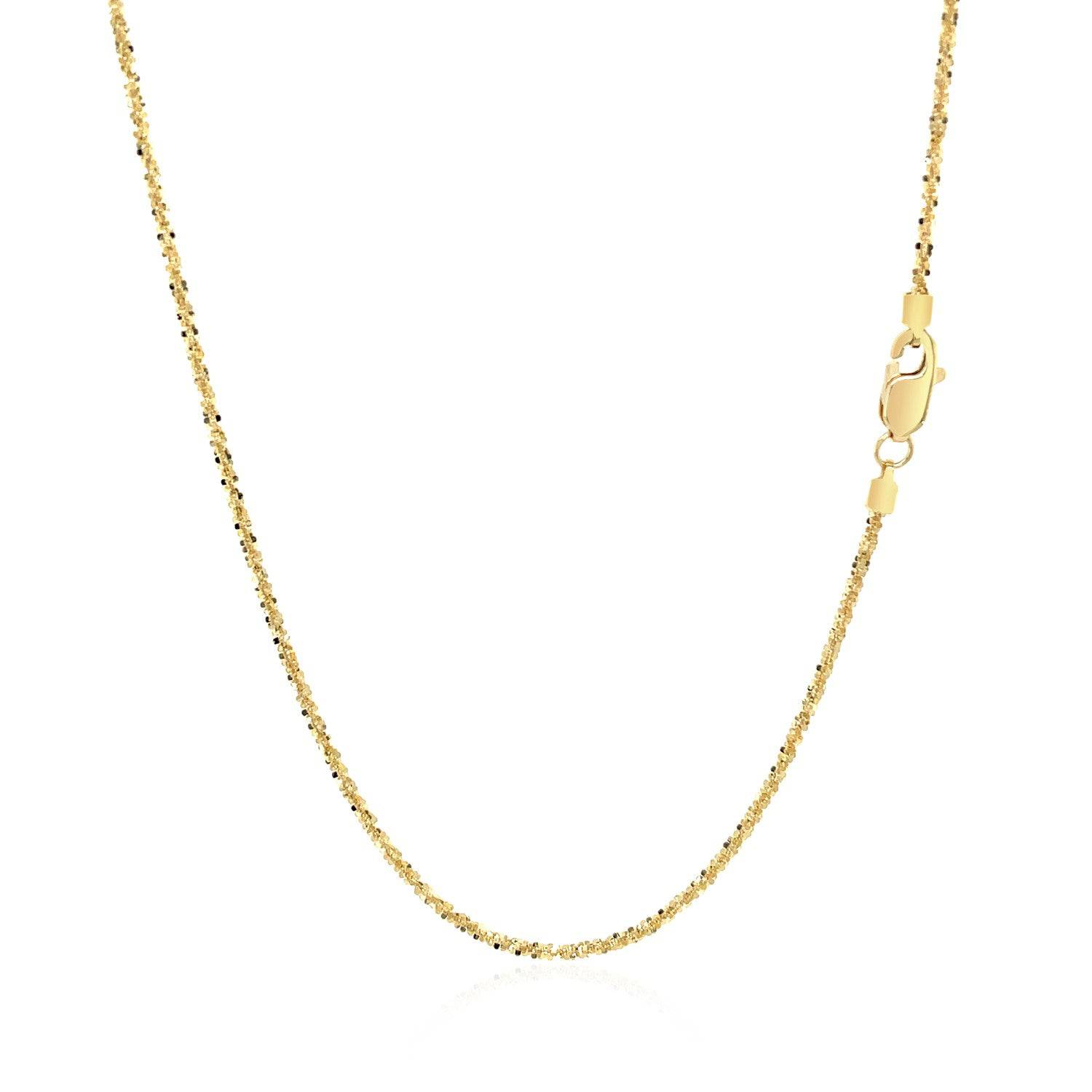 14k Yellow Gold Sparkle Chain (1.10 mm) - Forever in Harmony