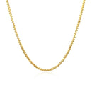 14k Yellow Gold Classic Box Chain (1.4 mm) - Forever in Harmony