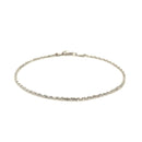 14k White Gold Solid Diamond Cut Rope Bracelet (1.60 mm) | - Forever in Harmony