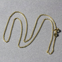 18k Yellow Gold Cable Chain (1.10 mm) - Forever in Harmony