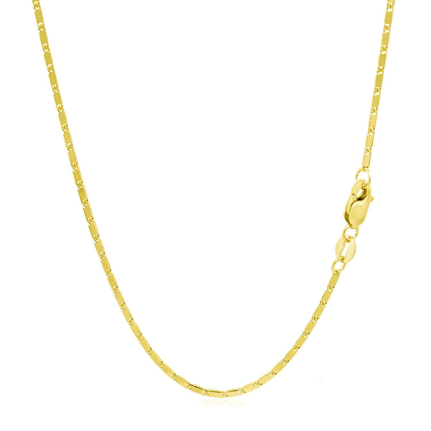 14k Yellow Gold Lumina Pendant Chain (1.00 mm) | - Forever in Harmony